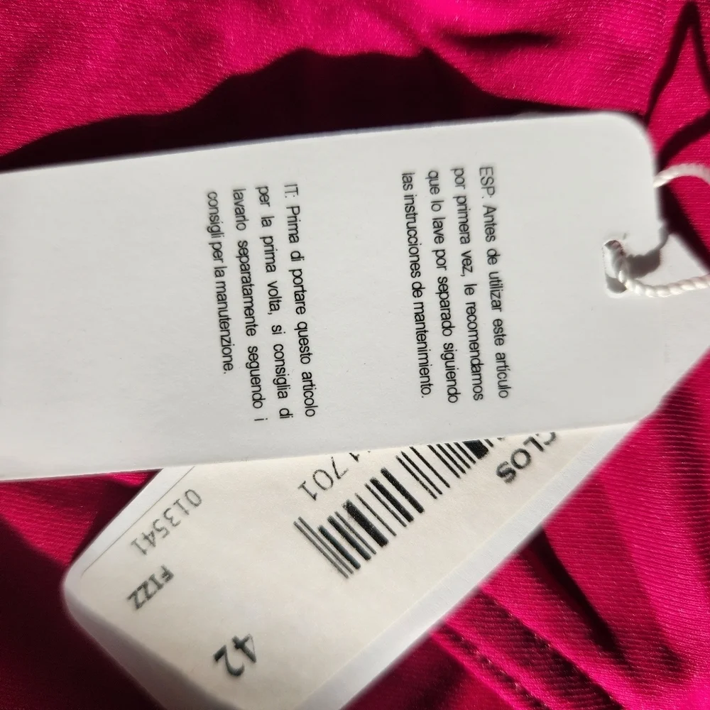Eres Pink Delic Cros Bikini Bottom Size 10 New With Tags